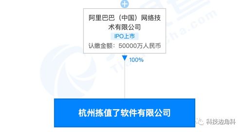 阿里巴巴成立拣值了软件公司，注册资本5亿元深耕数据处理与存储市场